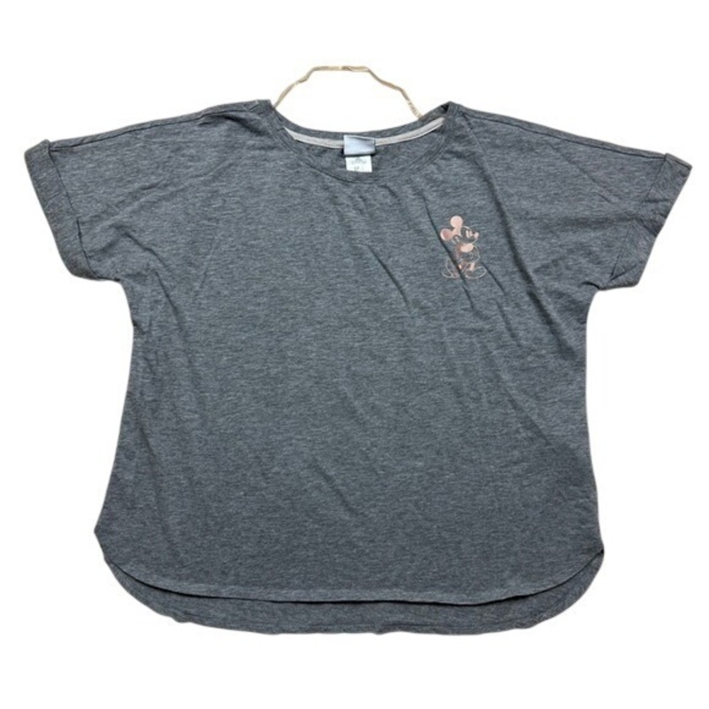 Disney World 50th Anniversary Mickey Mouse Rose Gold Graphic T Shirt Women's XXL